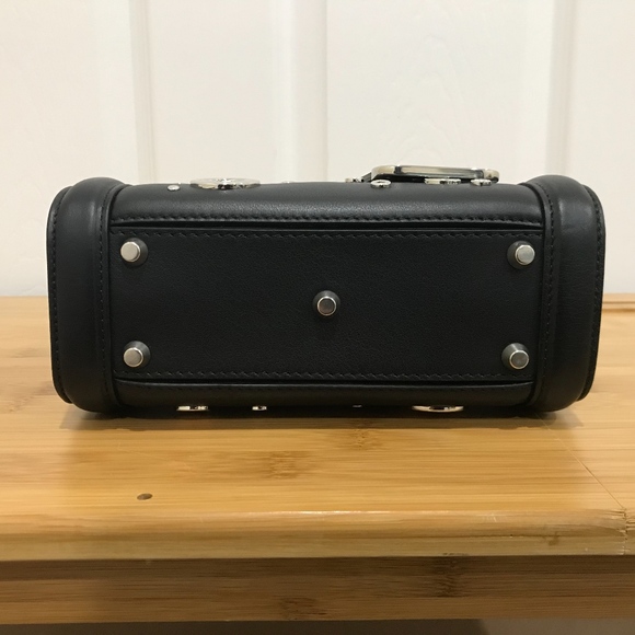 NWT ALEXANDER MCQUEEN Stud Mini Heroine 21 Satchel - Picture 4 of 8